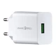 Зарядний пристрій мережевий Usams CC083 T22 QC3.0 Travel Charger 3A white - зображення 1