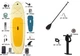 Надувна SUP-дошка 9’6 для 1 особи жовта - One Size - изображение 6