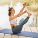 Коврик для йоги Adidas Premium Yoga Mat 176x61x0.5 см (ADYG-10300TB) Trace Blue - изображение 5