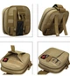 Тактическая аптечка на бедро койот военный подсумок с креплением MOLLE - изображение 5