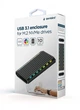 Зовнішня кишеня Gembird SSD M.2,USB 3.0,Black 15242 ( 12986 ) - зображення 3