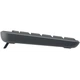Беспроводная клавиатура LOGITECH K250 UKR 2.4GHZ/BT 2xAAA Black (920-013822) - изображение 4