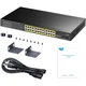 Коммутатор Cudy GS1028PS2 24-Gigabit PoE+ Switch с 4 Uplink Gig Ports и 2 Gig SFP Slots 300W Grey (GS1028PS2) - изображение 5