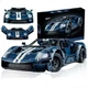 Конструктор Суперкар Ford GT синий спортивный автомобиль 1466 деталей совместимый блочный - изображение 1