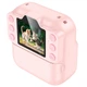 Детская цифровая фото-видео камера HOCO Dual camera children printing camera DV211, 2.0 ips screen, 1080p video, 20MP, 1300mAh, pink - изображение 2