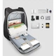 Рюкзак Tigernu T-B3615B 15.6" Black - зображення 7