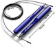 Скакалка скоростная PowerPlay 4207 Elite Jump Rope на подшипниках алюминиевая 3 м Синяя (PP_4207_Blue) - изображение 4