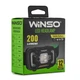Ліхтар налобний Winso 200Lm, 5W CREE XTE+COB, 3xAAA, з сенсором білий/червоний 750400 - зображення 6
