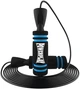 Скакалка скоростная PowerPlay 4213 Jump Rope 3 м Чёрно-голубая (PP_4213_Blue) - изображение 1