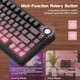 Бездротова ігрова механічна клавітура Attack shark x85 Pink gradient - изображение 11