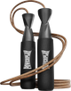 Скакалка кожаная PowerPlay 4214 Leather Jump Rope 2.75 м Чёрная (PP_4214_Leather) - изображение 1