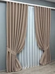 Комплект готовых штор VR-Textil Блэкаут Midnight № 1824ш Светлое какао 200х290 см 2 шт (32-149) - изображение 3