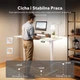 Геймерський електричний стіл SENSE7 Nojo LIGHT 140 см x 70 см ( White ) - изображение 5