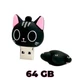 Стильная флешка Black Cat 64 GB - изображение 1