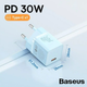 СЗУ Baseus GaN5 Fast Charger (mini) 1C 30W Blue (CCGN070603) - изображение 2