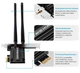 WIFI6 + Bluetooth 5.3 контроллер AX5400 2.4G/5G/6Ghz PCIe адаптер Derapid MT7922 трехдиапазонный - изображение 7