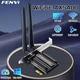 WIFI6 + Bluetooth 5.3 контроллер AX5400 2.4G/5G/6Ghz PCIe адаптер Fenvi MT7922 трехдиапазонный - изображение 1