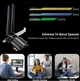 WIFI6 + Bluetooth 5.3 контроллер AX5400 2.4G/5G/6Ghz PCIe адаптер Fenvi MT7922 трехдиапазонный - изображение 5