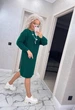 Сукня міді вільного крою RITA, колір Смарагд розмір One Size - изображение 7