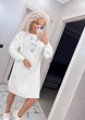 Сукня міді вільного крою RITA, колір Білий розмір One Size - изображение 3