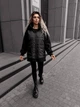 Fashions • Куртка жіноча демісезонна Jerilyn Fashions 54-56 чорний (9364-мо) - зображення 6