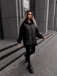 Fashions • Куртка жіноча демісезонна Jerilyn Fashions 54-56 чорний (9364-мо) - зображення 7