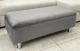Топчан з нішею Vi-Tall 160×55×42 см, велюр сірий - изображение 1