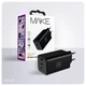 Мережевий зарядний пристрій Make 100W GaN3 2xType-C PD3.0 + USB QC4.0 Black (MCW-10031GBK) - зображення 8
