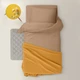 Покрывало 75x95 Curcuma Waffle Weave COSAS горчичный - изображение 2