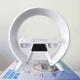 Настольная аккумуляторная смарт лампа со встроенным аккумулятором UKC Smart RGB 15W Light Sound Machine Bluetooth Белая - изображение 2