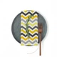 Набор из 2-х салфеток 35х35 YELLOW GREY ZIGZAG - изображение 1