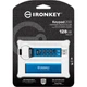 USB флеш накопитель Kingston 128GB IronKey Keypad 200 AES-256 Encrypted Blue USB 3.2 (IKKP200/128GB) - изображение 6