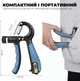 Эспандер кистевой со счетчиком PowerPlay PP-4402 с регулируемой нагрузкой 10-60 кг Синий (PP_4402_Blue) - изображение 3