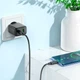 Зарядне HOCO CS23A PD30W QC3.0 1USB 1Type-C з кабелем Type-C чорне - изображение 4