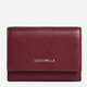 Portfel damski skórzany Coccinelle Metallic E2MW511F001 R52 Bordowy (800070346051) - obraz 1