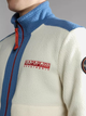 Bluza męska rozpinana streetwear polarowa Napapijri T-Anderby NP0A4HDRNS51002 M Biała (800070311987) - obraz 4