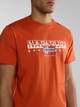 Футболка бавовняна довга чоловіча Napapijri S-Aylmer NP0A4HTOA621 S Оранжева (800070320984) - зображення 3