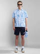 Сорочка бавовняна літня чоловіча Napapijri G-Ronge NP0A4HX1F5Z1 M Блакитна (800070320993) - зображення 3