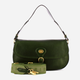 Torebka crossbody damska ze skóry naturalnej na szerokim pasku The Bridge Isadora 045325D3 I2 Zielona (800070346574) - obraz 4