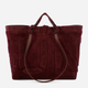 Torebka shopper ze skóry naturalnej Iuntoo Sibilla 191302 Bordowa (800070346766) - obraz 1