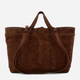 Torebka shopper ze skóry naturalnej Iuntoo Sibilla 191303 Ciemnobrązowa (800070346769) - obraz 1