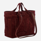 Torebka shopper ze skóry naturalnej Iuntoo Sibilla 191303 Bordowa (800070346768) - obraz 3
