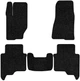 Ворсовые коврики EVAtech Standard в салон авто для Jeep Commander 2005-2010 1 поколение SUV EU черный кант (JP12296C5LA1VEB) - изображение 1