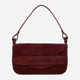 Torebka bagietka damska ze skóry naturalnej mała Iuntoo Silvia 196103 Bordowa (800070346782) - obraz 1