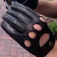 Перчатки мужские натуральная кожа Alpa Gloves 610-15 размер 8.5 автомобильные черные - изображение 3