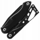 Мультитул Mamba Tac Agile 10 в 1, складной EDC инструмент с карабином, сталь и алюминий, чёрный - изображение 7