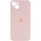 Чохол Silicone Premium case з захистом камери для iPhone 15 Full Camera Protective pink sand 9876 - изображение 1