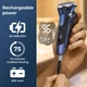 Электрическая бритва FitSan Wet & Dry с лезвиями PowerCut, беспроводная USB-перезаряжаемая - изображение 7