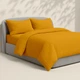 Простирадло на резинці Cosas ORANGE Муслін 180х200х30 (4822052497050) - зображення 3
