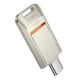 Флеш-накопичувач HOCO UD17 32 GB USB Type-C Silver (17552) - зображення 1